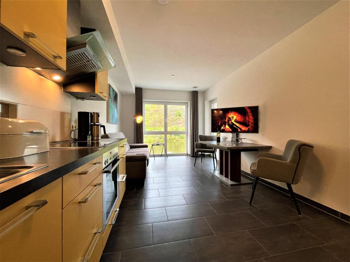 Moselpromenade Villa Moselufer, Panorama & Burg Cochem Blick, Netflix, Balkon Exteriér fotografie